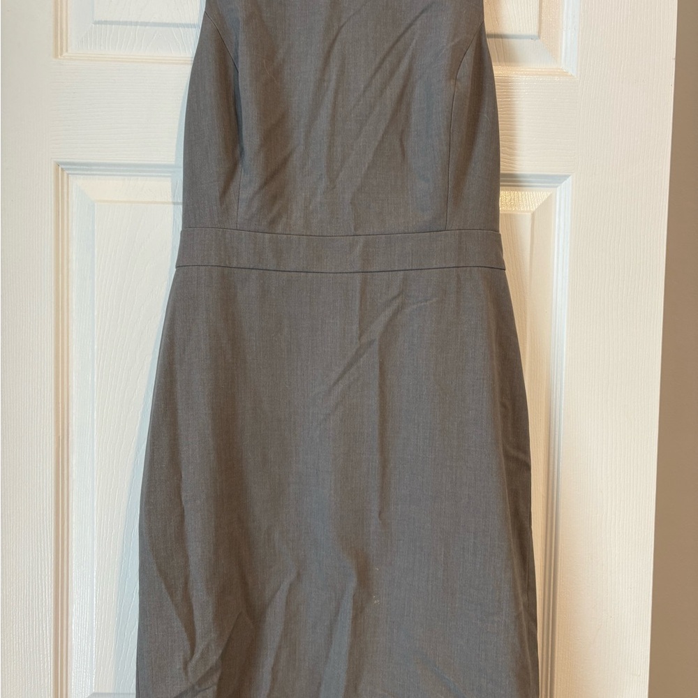 J. Crew Factory Charcoal Midi Dress